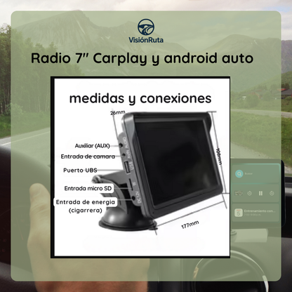 Radio carplay y android auto. Mejora tu auto en minutos