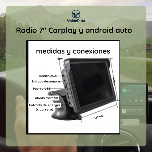 Radio carplay y android auto. Mejora tu auto en minutos